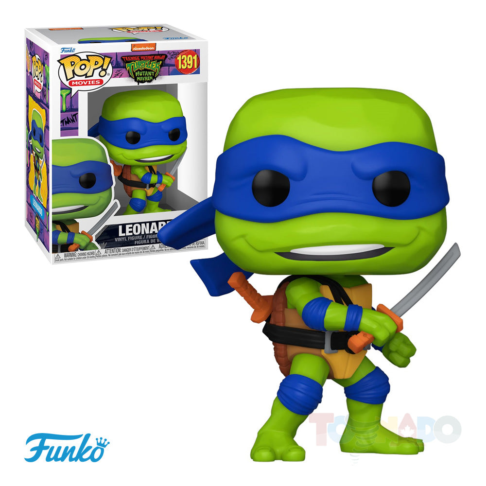 Funko Pop! Movies #1391 - Teenage Mutant Ninja Turtles: Mutant Mayhem - Leonardo Vinyl Figure (72332)
