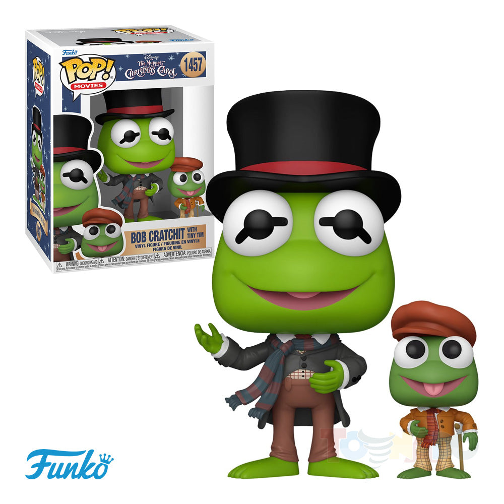 Funko Pop! Movies #1457 - The Muppet Christmas Carol - Bob Cratchit with Tiny Tim 2-Pack (72414)