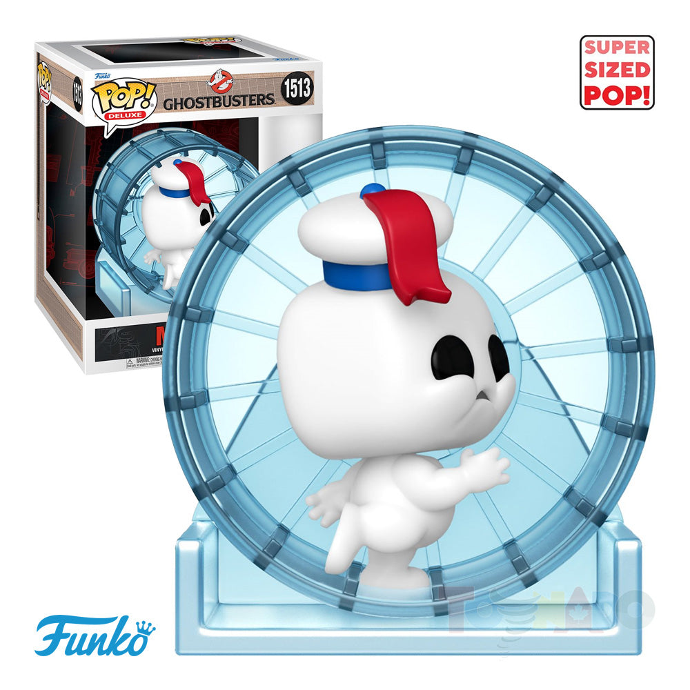Funko Pop! Deluxe #1513 - Ghostbusters: Frozen Empire - Mini Puft in Wheel Deluxe Vinyl Figure 75951