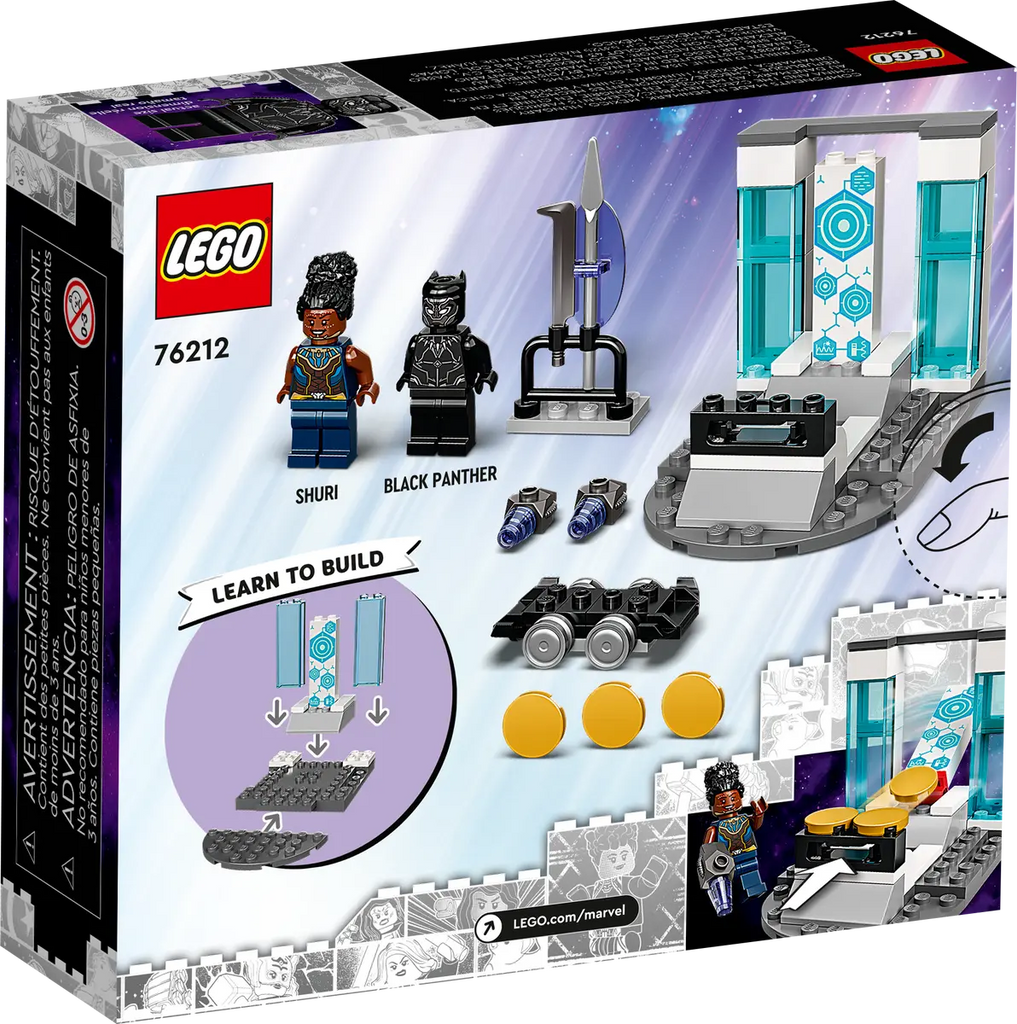 LEGO Marvel Studios - Black Panther (4+) Shuri's Lab Building Toy (76212) LOW STOCK