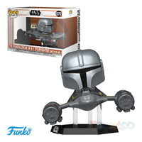 Funko Pop! Star Wars #670 The Mandalorian in N-1 Starfighter (with R5-D4) Deluxe Vinyl Figure 76549 LAST ONE!