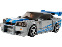 LEGO Speed Champions - 2 Fast 2 Furious Nissan Skyline GT-R (R34) Building Toy (76917)