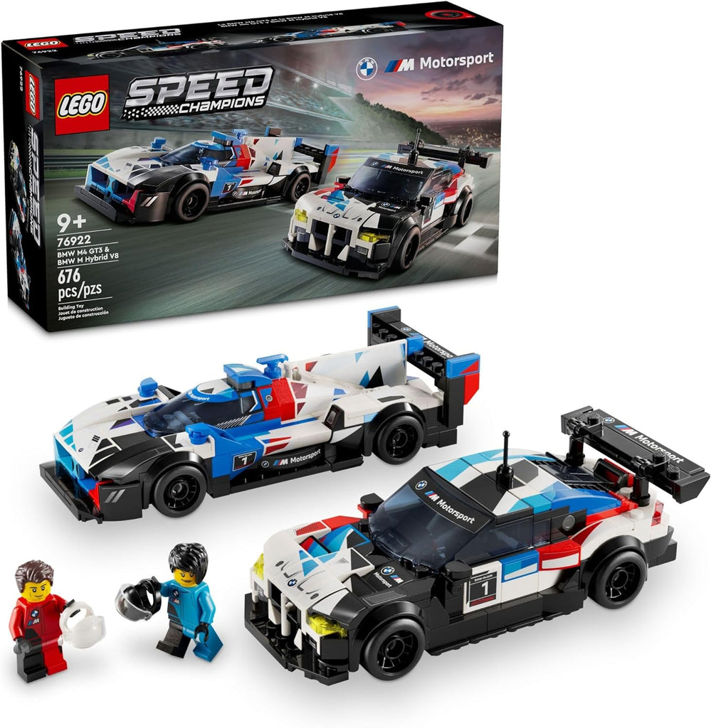 LEGO Speed Champions BMW Motorsport M4 GT3 BMW M Hybrid V8 Building Toys (76922) LAST ONE!