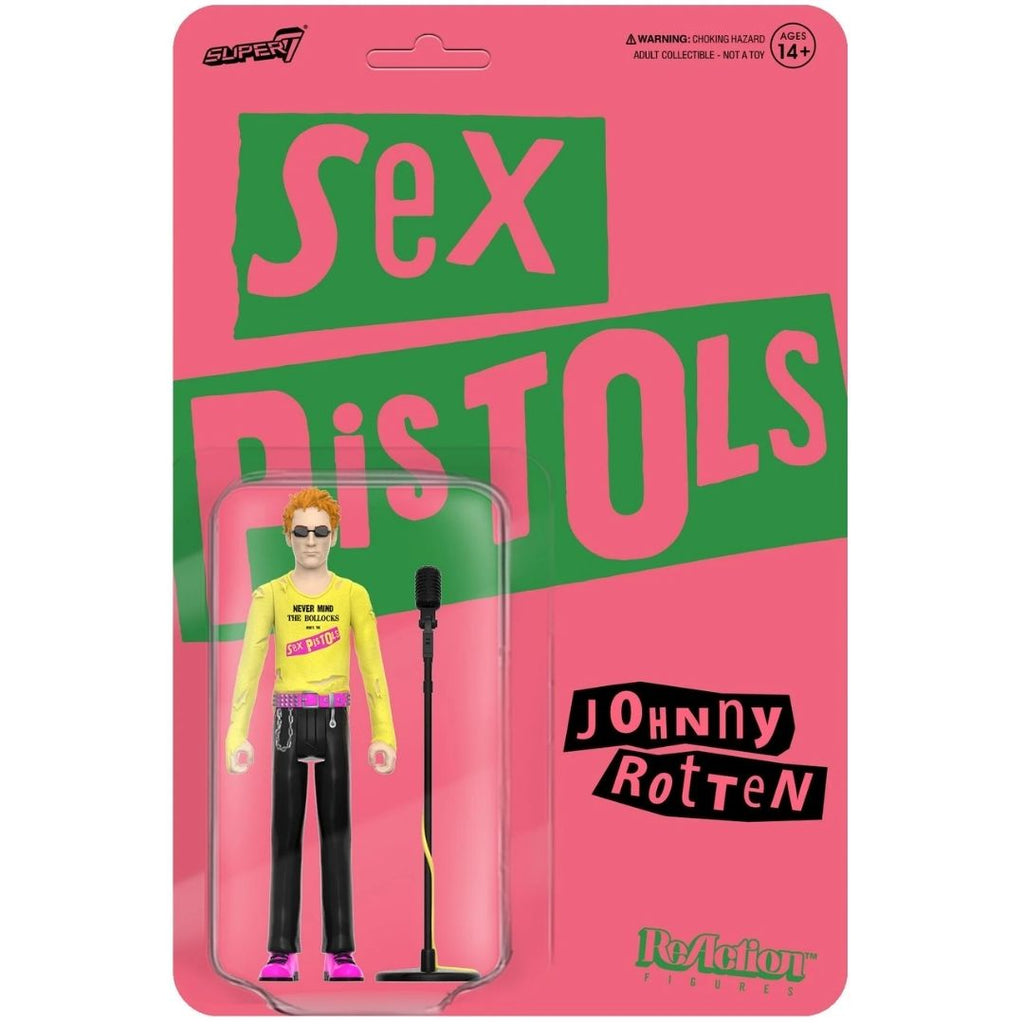 Super7 ReAction Figures - Sex Pistols - Wave 2 - Johnny Rotten Action Figure (83431)