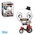 Funko Pop! Movies #1591 - Terrifier - Art the Clown with Bike Vinyl Figure (80706)