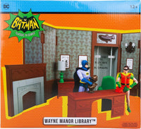 McFarlane Toys - DC Retro - Batman Classic TV Series - Wayne Manor Library Playset (15037) LOW STOCK