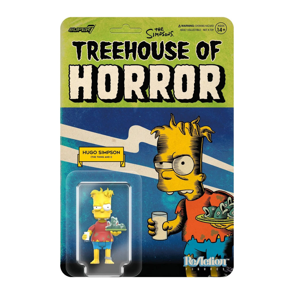 Super7 ReAction Figures: The Simpsons W4 Treehouse of Horror V2 Hugo Simpson (The Thing and I) 83219 LOW STOCK