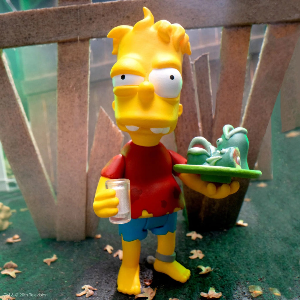 Super7 ReAction Figures: The Simpsons W4 Treehouse of Horror V2 Hugo Simpson (The Thing and I) 83219 LOW STOCK