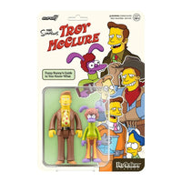 Super7 ReAction Figures - The Simpsons: Troy McClure W2 - Fuzzy Bunny\'s Guide to You-Know-What 81624 LOW STOCK