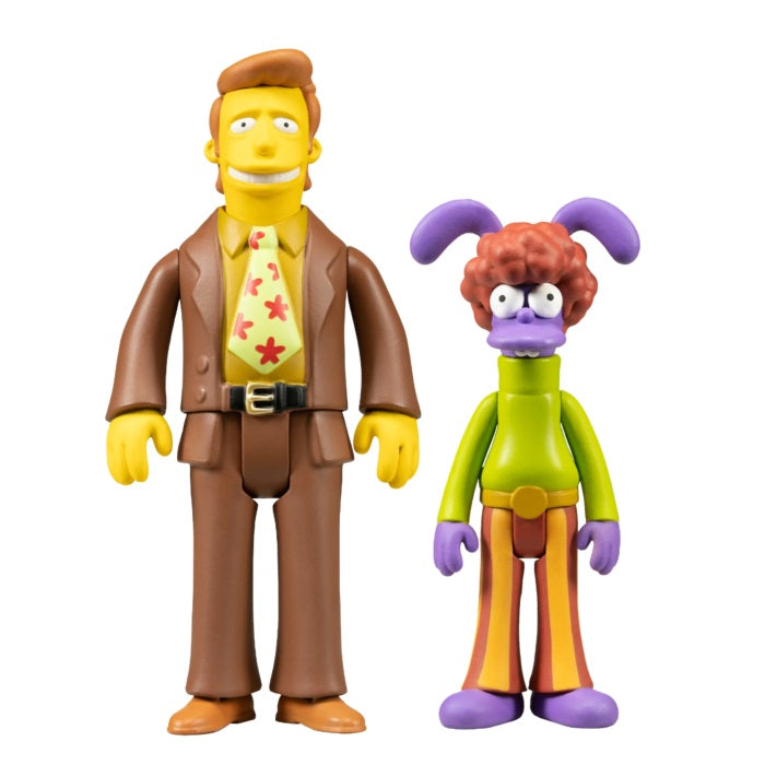Super7 ReAction Figures - The Simpsons: Troy McClure W2 - Fuzzy Bunny’s Guide to You-Know-What 81624