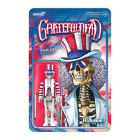 Super7 ReAction Figures - Grateful Dead - Wave 3 - Uncle Sam (Skeleton) Action Figure (82268) LOW STOCK