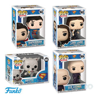 [PRE-ORDER] Funko Pop! Heroes #563-565 - Superman (2025) - 4-Pack Bundle Vinyl Figures (85642BUN)