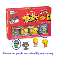 Funko Bitty Pop! Simpsons (Series 4) 4-Pack (Scratchy) Vinyl Figures (85710) LAST ONE!