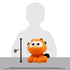 The Garfield Movie (2024) Baby Kitten Garfield (Sitting) Small 9-inch Soft Plush Toy (ID92119)