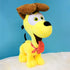 The Garfield Movie (2024) Adult Odie (Sitting, Tongue Out) Medium 12-inch Plush Toy (ID92118)