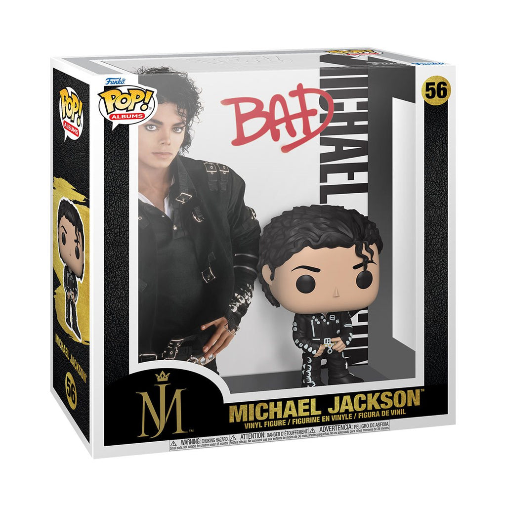 Funko Pop! Albums #56 - Michael Jackson - Bad Album Figure with Case (70599)