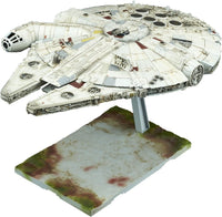 Bandai Spirits - Star Wars The Last Jedi - Millennium Falcon 1/144 Scale Plastic Model Kit (2392987)