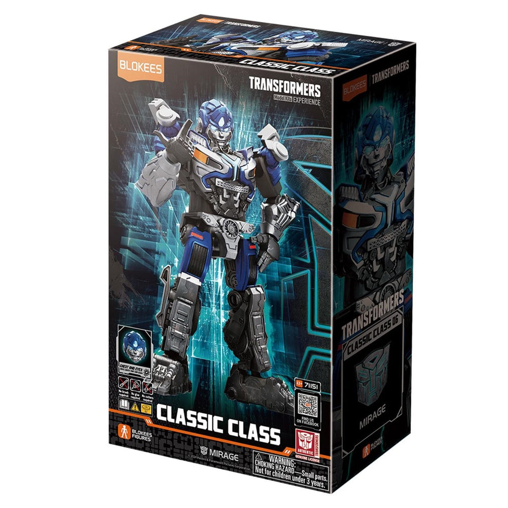 Mirage Buildable Figure Blokees - Transformers - Classic Class #06 - Mirage - Buildable Model ...
