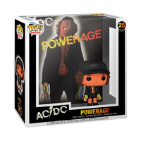 Funko Pop! Albums 25 - Powerage - AC/DC - Angus Young Vinyl Figure w/Album Cover & Hard Case (90121)