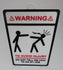 Funny Novelty Work Sign - Warning: To Avoid Injury Do Not Tell Me How To Do My Job (9 x 5.3-inch)