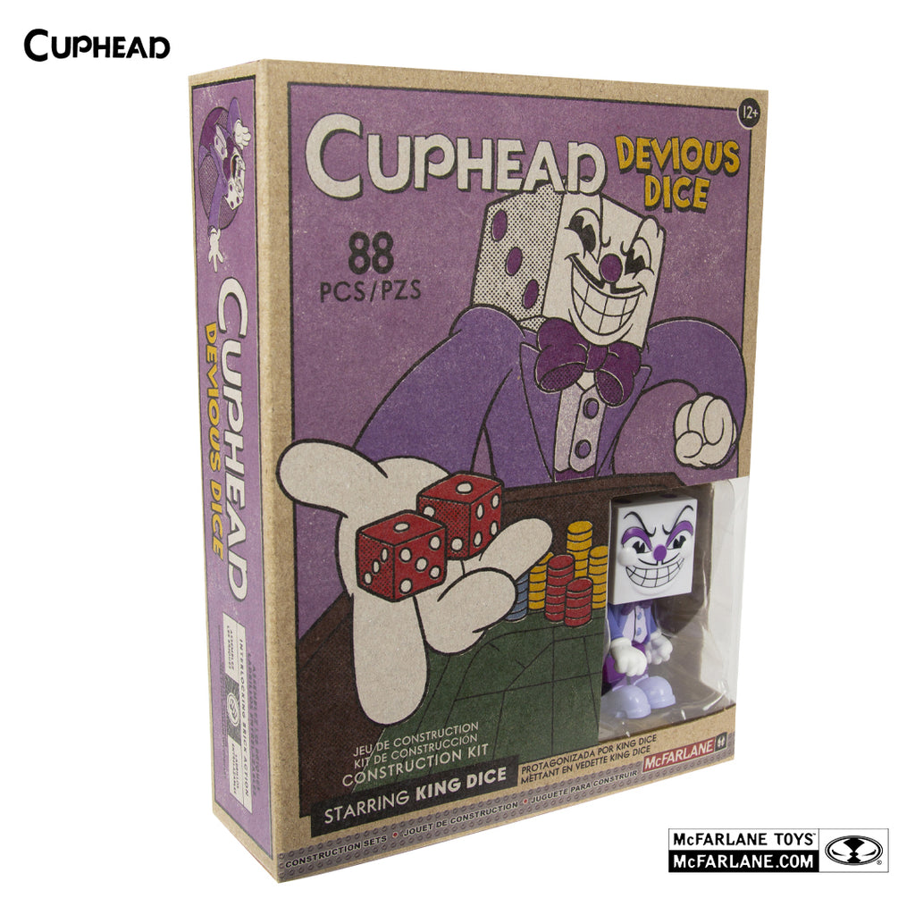 McFarlane Toys Cuphead Devious Dice Building Toy (25142) – Toynado