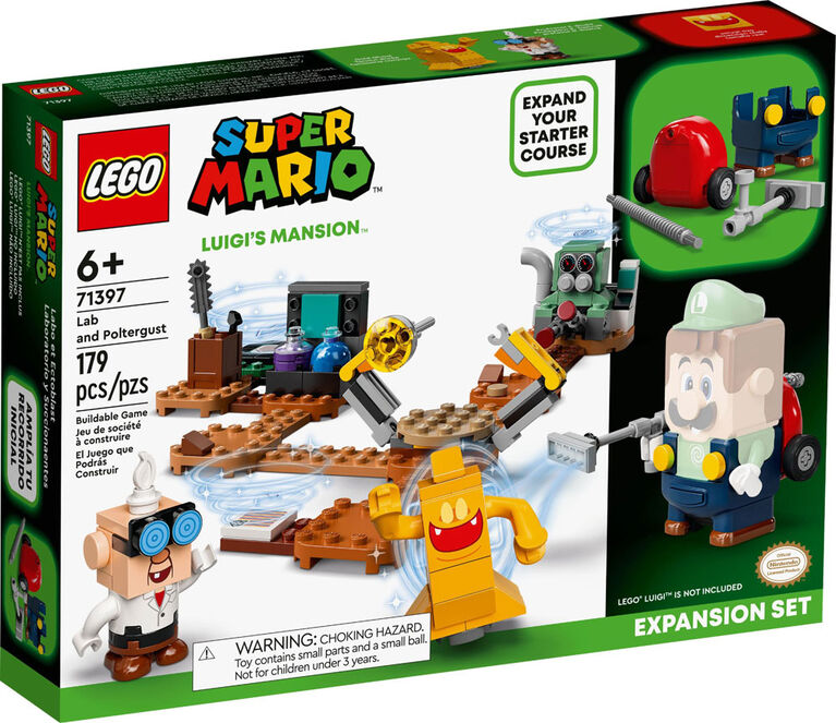 LEGO Super Mario: Expansion Set - Luigi's Mansion Lab and Poltergust Retired Building Toy (71397)