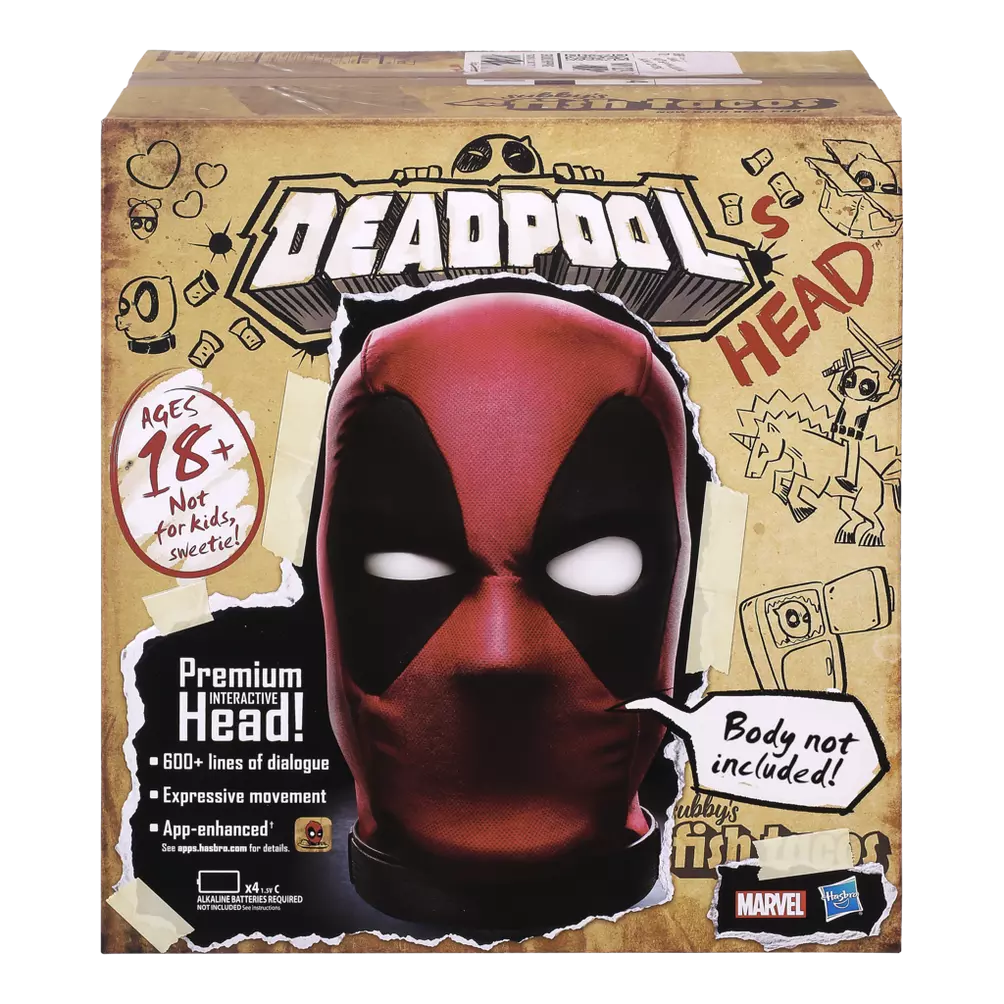 Marvel Legends Series Deadpool's Head Premium Interactive Head Marvel Legends Series Deadpool's Head Premium Interactive Head
