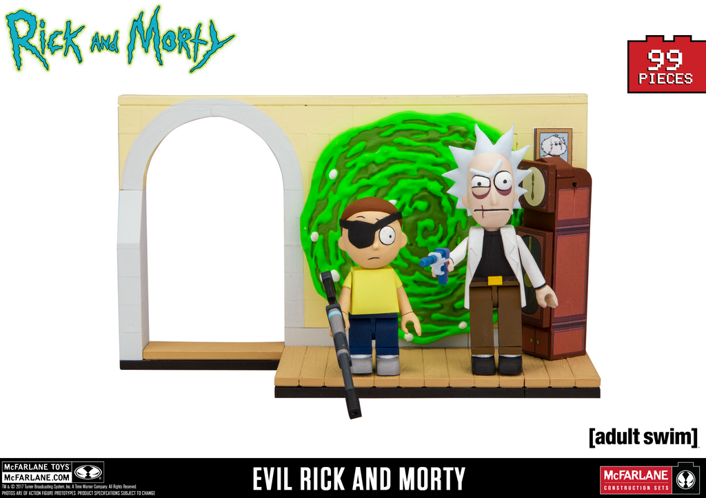 McFarlane Toys - Rick and Morty - Evil Rick and Morty Building Toy (12871) LOW STOCK