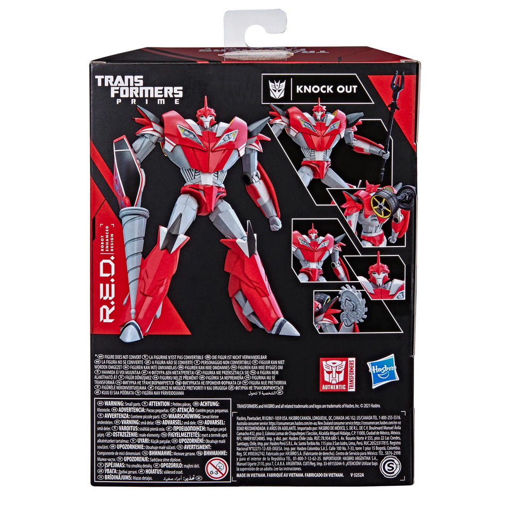 Transformers - R.E.D. [Robot Enhanced Design] - Knock Out (Transformers: Prime) Figure (F0744)