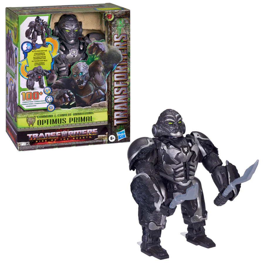 Transformers Studio Series - Rise of the Beasts - Command & Convert Animatronic Optimus Primal Action Figure (F3937) LOW STOCK