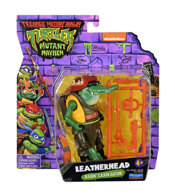 Playmates - Teenage Mutant Ninja Turtles: Mutant Mayhem - Leatherhead Action Figure (83294) LOW STOCK