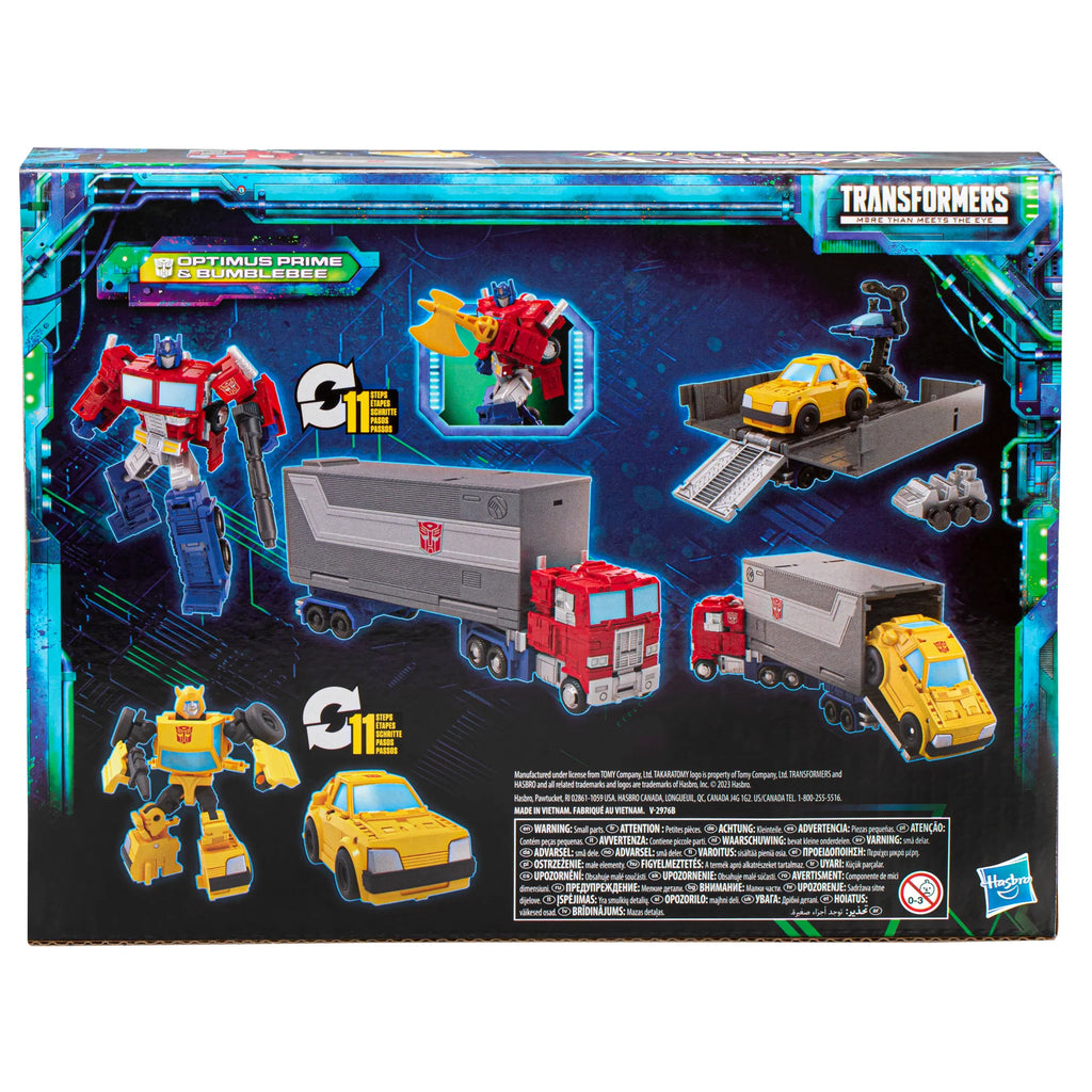 Transformers: Legacy Evolution - Core Optimus Prime & Bumblebee