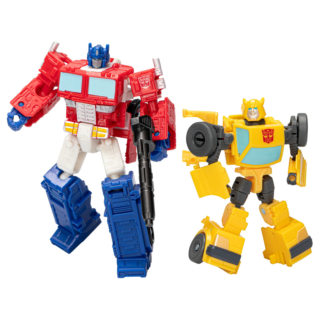 Transformers: Legacy Evolution - Core Optimus Prime & Bumblebee Exclusive Action Figures (F7813) LOW STOCK