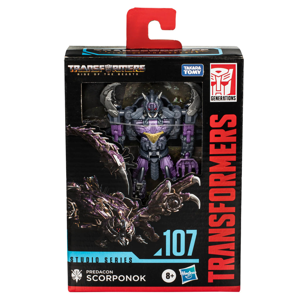 Transformers: Studio Series #107 (Rise of the Beasts) Deluxe Predacon Scorponok Action Figure (F8755)