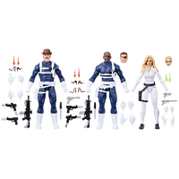 Marvel Legends - Captain America - Dum Dum Dugan, Nick Fury Jr & Sharon Carter (Figure 3-Pack) F9047 LOW STOCK