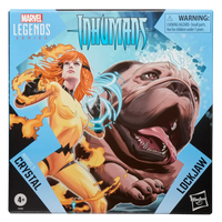 Marvel Legends Series - Inhumans - Crystal and Lockjaw Action Figure (F9108) LOW STOCK