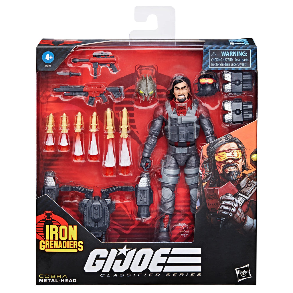 G.I. Joe Classified Series #118 - Iron Grenadier Metal-Head Action Figure (F9228)