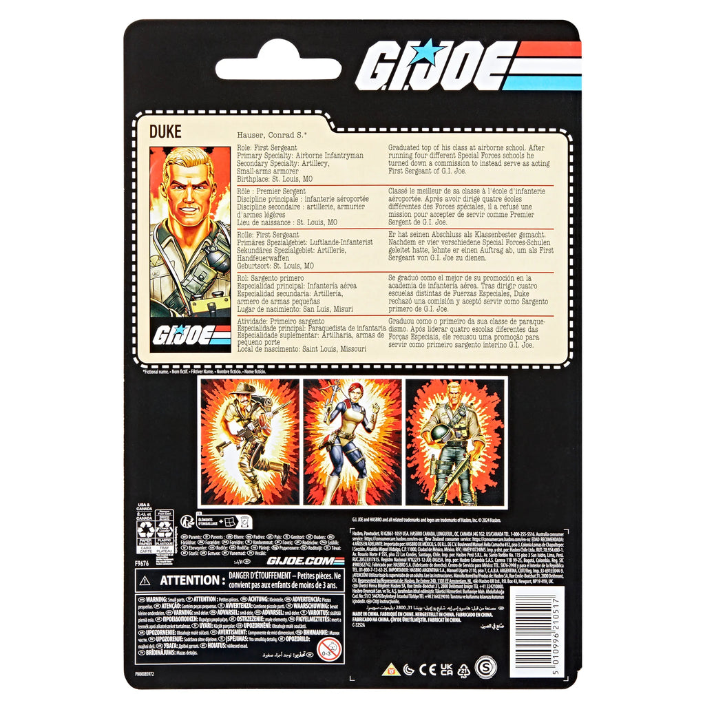 G.I. Joe Classified Series - Retro Cardback Duke Action Figure (F9676)