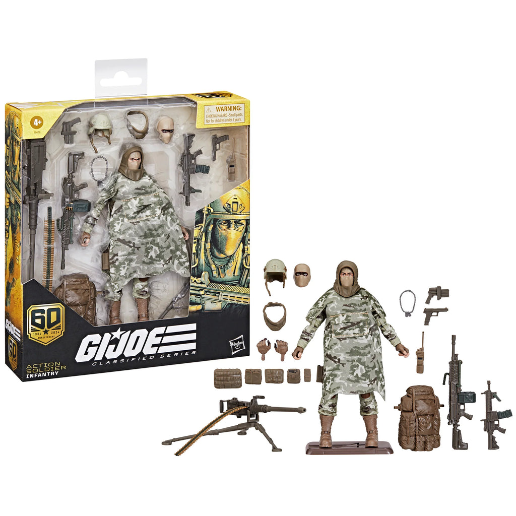 G.I. Joe Classified Series - 60th Anniversary Action Soldier - Infantry Action Figure (F9678)
