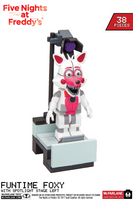 McFarlane Toys - Five Nights at Freddy's - Funtime Foxy With Stage Left Building Toy (12682)