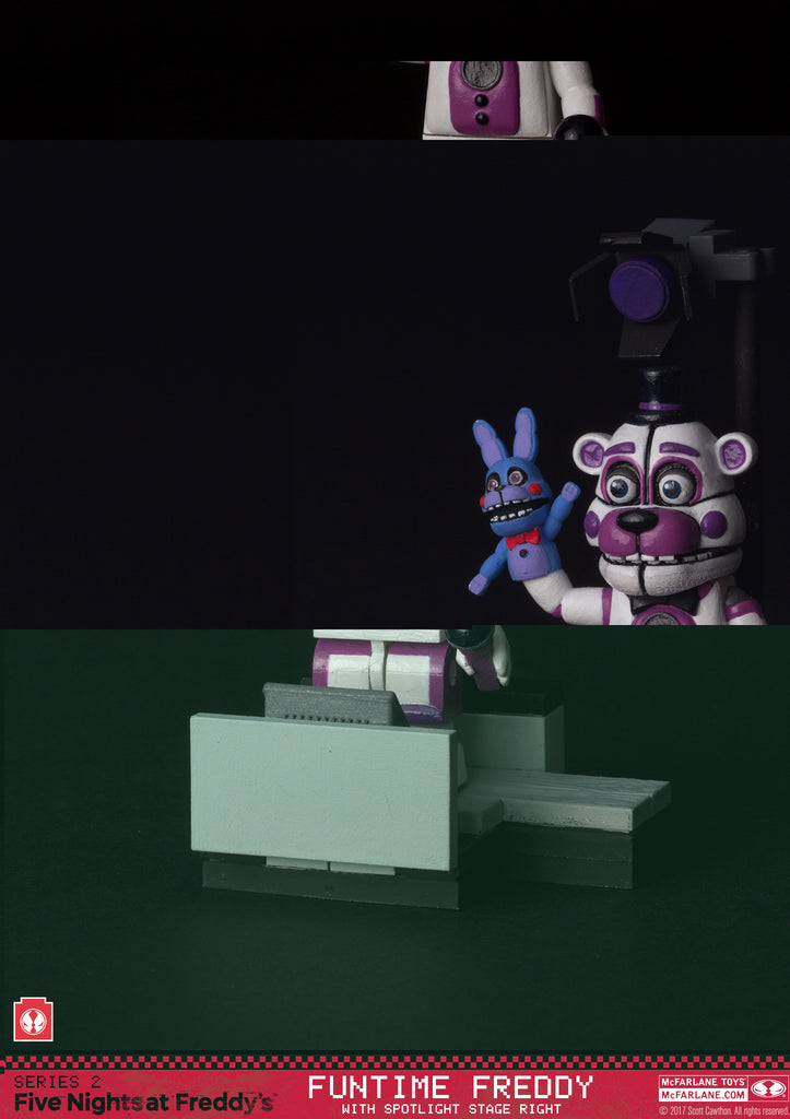 McFarlane Toys - Five Nights at Freddy\'s - Funtime Freddy With Stage Right Building Toy (12683) LAST ONE!