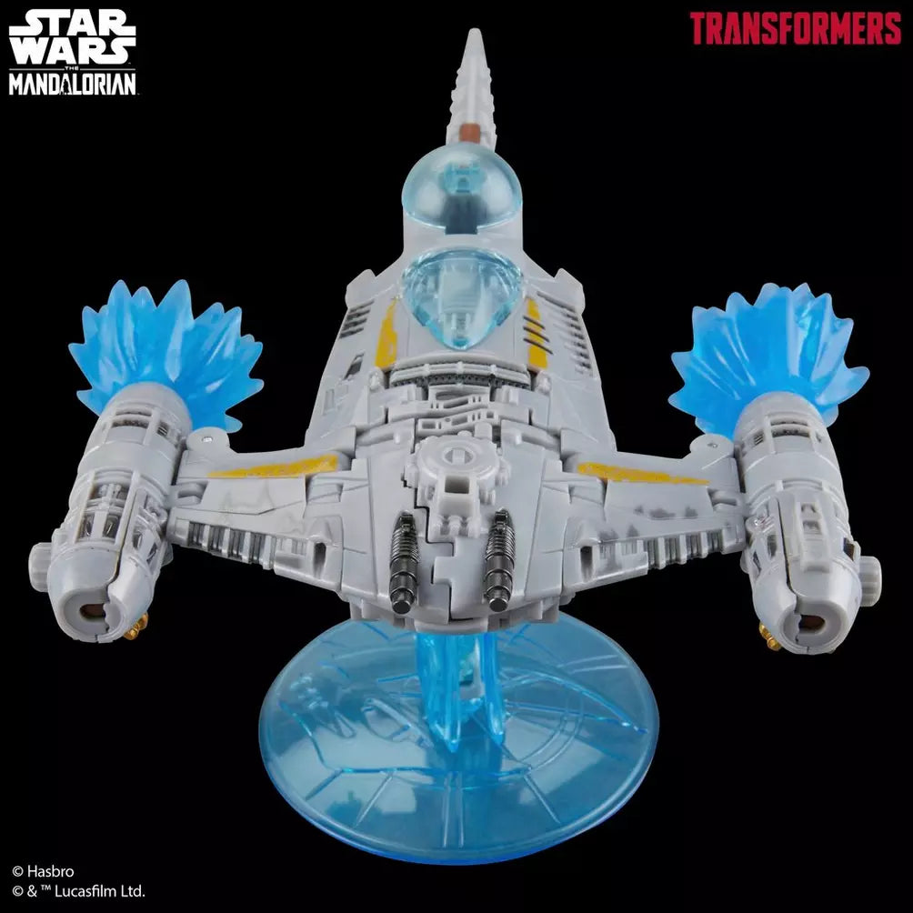 Transformers Collaborative STAR WARS: The Mandalorian N-1 Starfighter Exclusive Action Figure (G0098) LOW STOCK