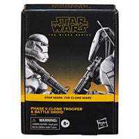 [PRE-ORDER] Star Wars: The Black Series - The Clone Wars - Clone Trooper & Battle Droid 2-Pack (G0241)