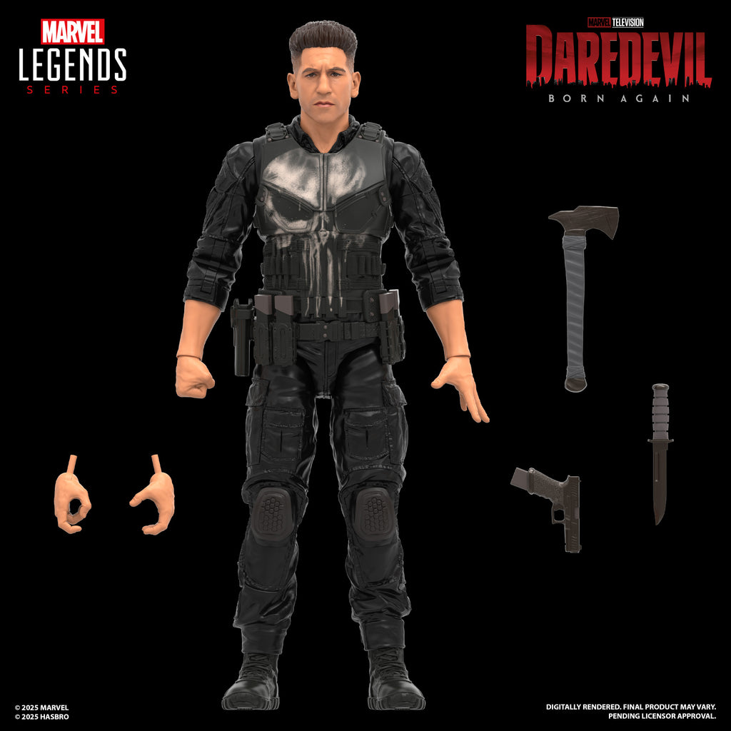 [PRE-ORDER] Marvel Legends Series - Daredevil: Born Again - Punisher Action Figure (G0581)