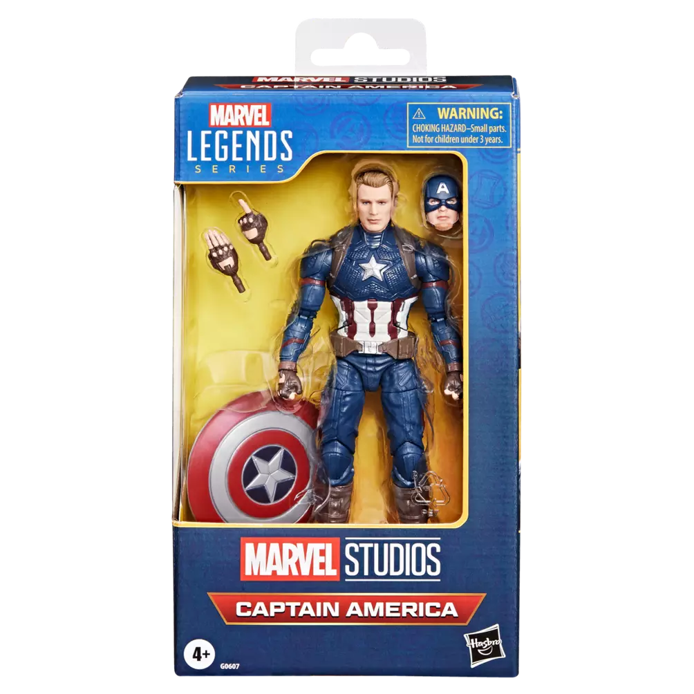 Hasbro Marvel Avengers: Endgame - Captain America lancia scudo (Action Figure interattiva elettronica con suoni e frasi in ingle Hasbro Marvel Avengers: Endgame - Captain America lancia scudo (Action Figure interattiva elettronica con suoni e frasi in ingle