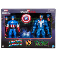 Marvel Legends Series Gamerverse - Captain America vs Venom Action Figures (G0622)