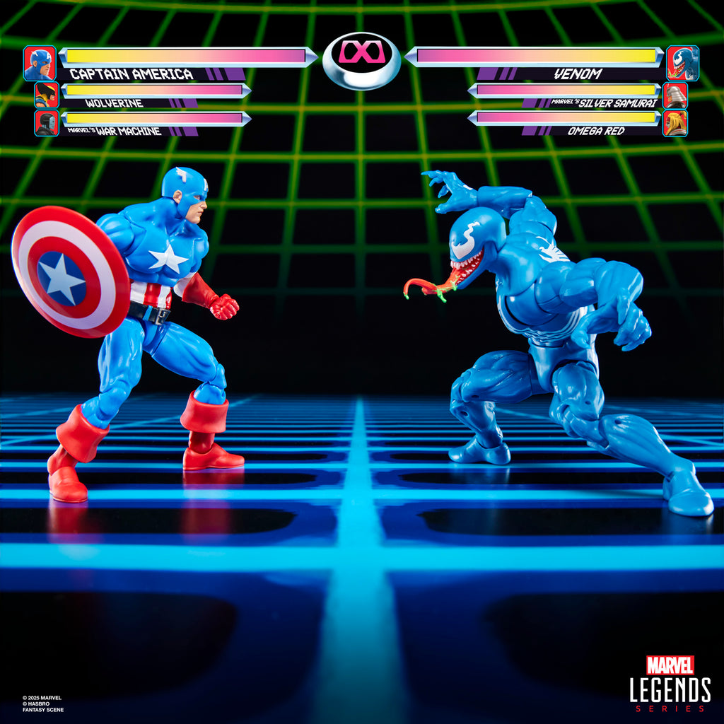Marvel Legends Series Gamerverse - Captain America vs Venom Action Figures (G0622)