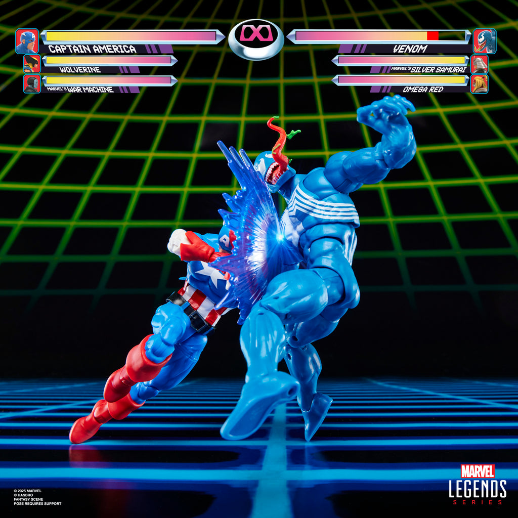 Marvel Legends Series Gamerverse - Captain America vs Venom Action Figures (G0622)