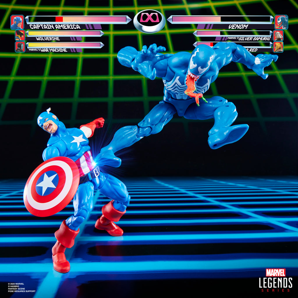 Marvel Legends Series Gamerverse - Captain America vs Venom Action Figures (G0622)