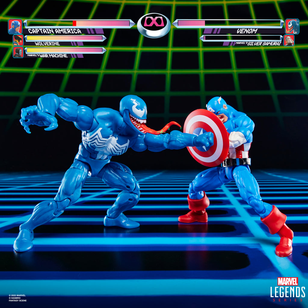 Marvel Legends Series Gamerverse - Captain America vs Venom Action Figures (G0622)